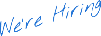 We're Hiring
