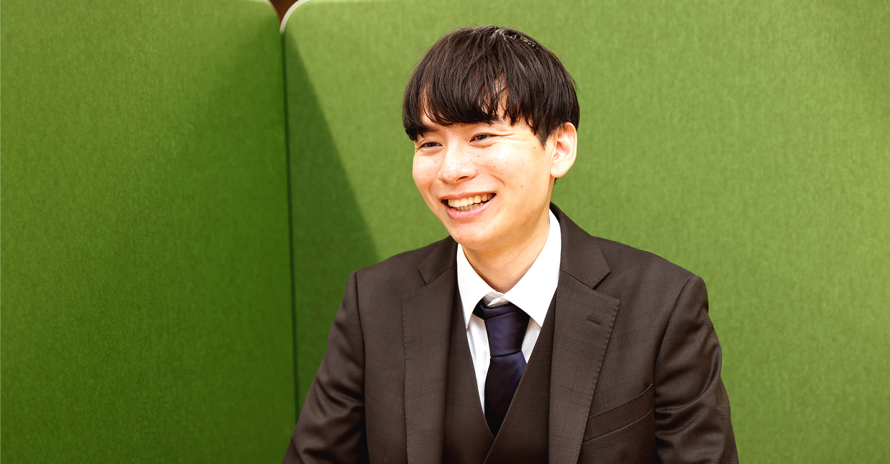 H.Y.さん インタビュー中の写真